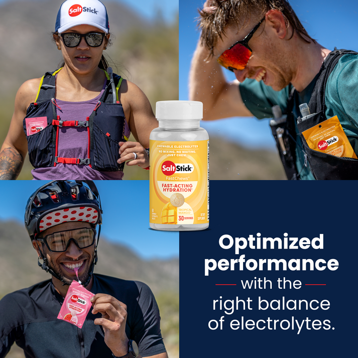 SaltStick FastChews 60ct Bottle Coconut Tropical Mango