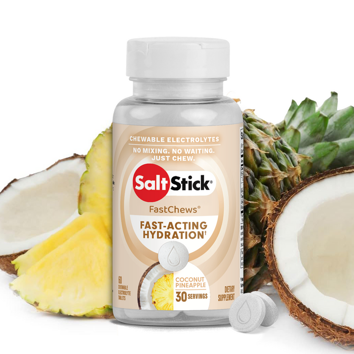 SaltStick FastChews 60ct Bottle Coconut Pineapple