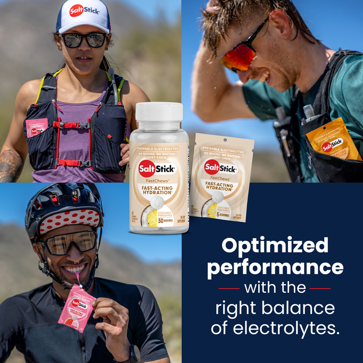 SaltStick FastChews 60ct Bottle Coconut Pineapple