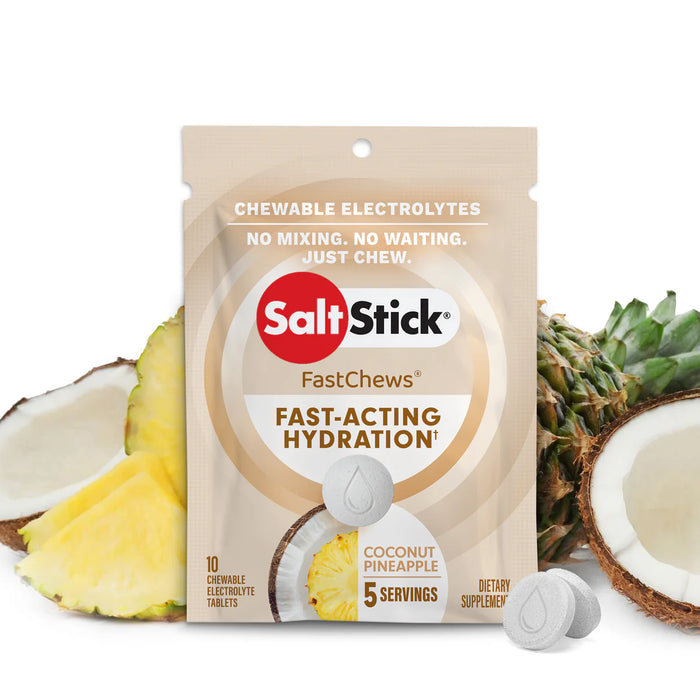 SaltStick FastChews 10ct Packets (Box of 12) Coconut Pineapple
