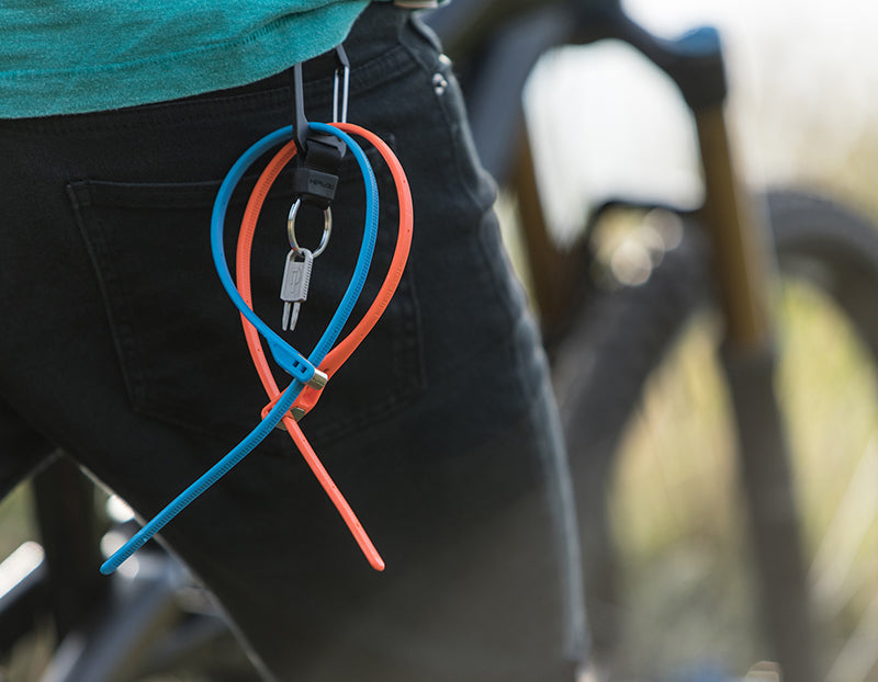 Hiplok Z LOK  Single Security Tie Lock Cyan