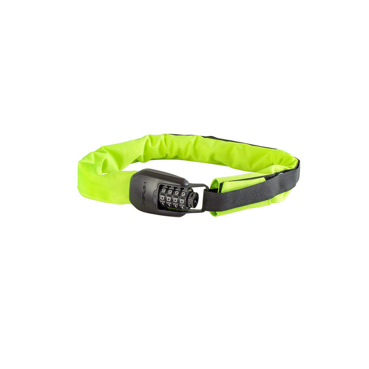 Hiplok Chain Lock Spin Neon Yellow