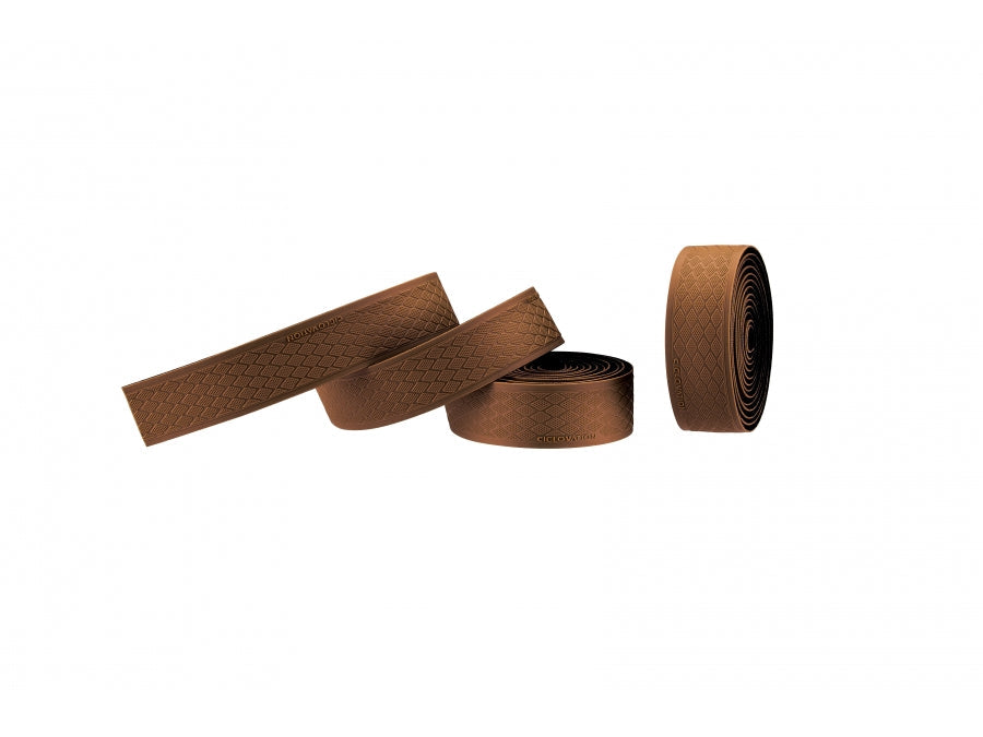 Ciclovation Grind Touch Diamond Bar Tape Chocolate Brown