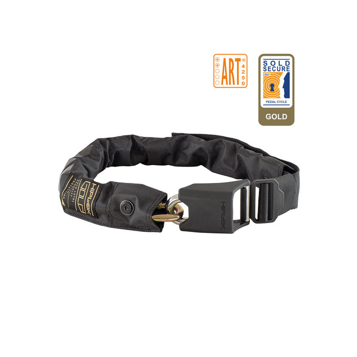 Hiplok Chain Lock Gold Black