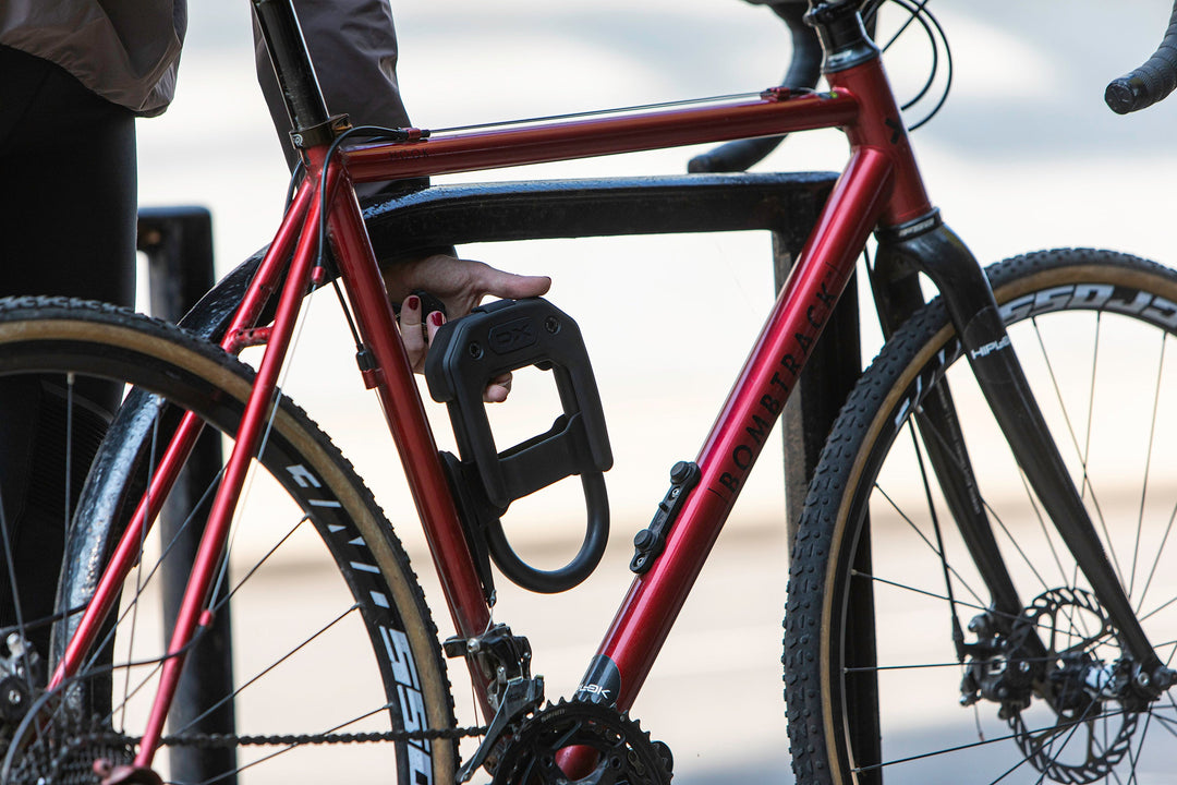 Hiplok DX Bike Lock with Frame Clip Black