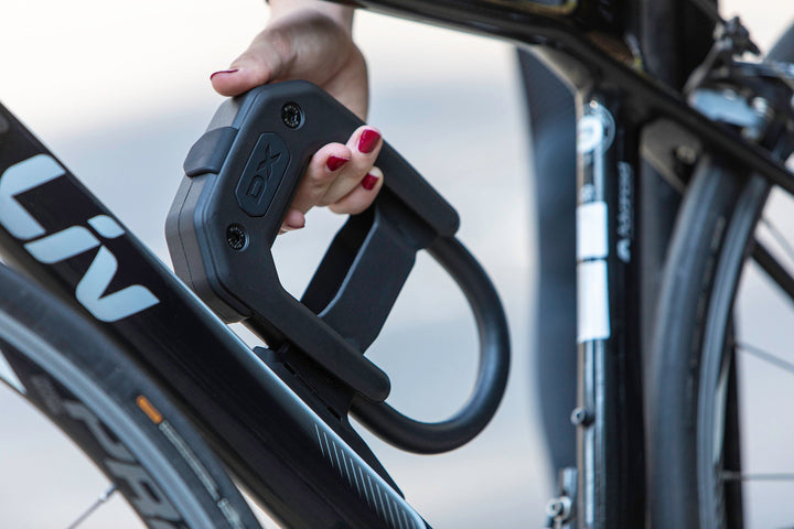 Hiplok DX Bike Lock with Frame Clip Black