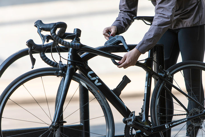 Hiplok DX Bike Lock with Frame Clip Black