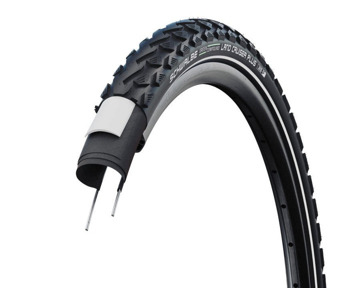 Schwalbe Land Cruiser Plus Tire, PunctureGuard, Wire, Black/Reflective - 27.5x2.00