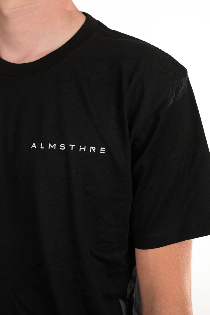 Almsthre T-Shirt White Logo Large