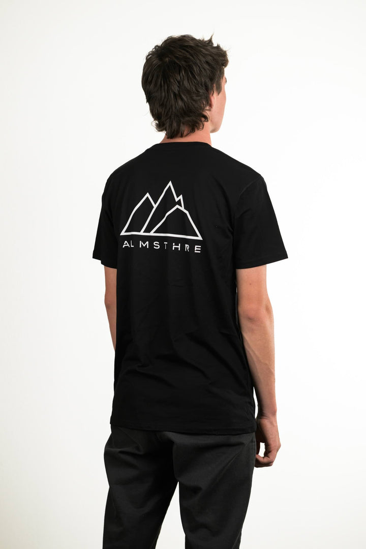 Almsthre T-Shirt White Logo Large