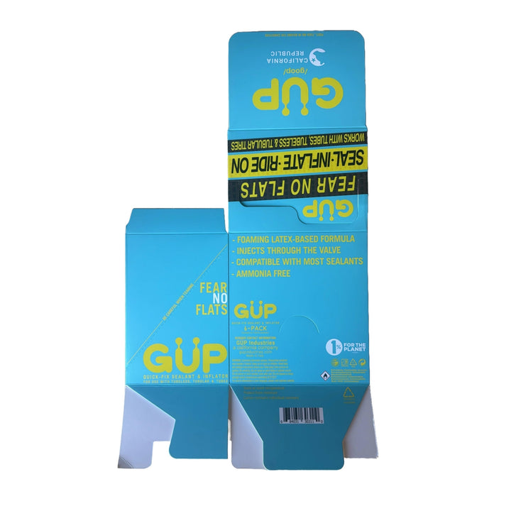 GÜP Kwiki Quick-Fix Sealant and Inflator Hose Top Presta/Schrader 6-Pack