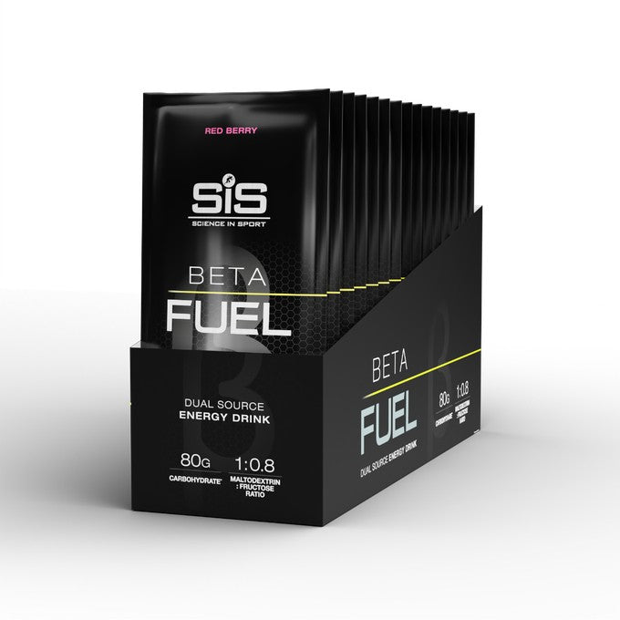 SIS Beta Fuel 80 Energy Drink Powder 82g 15 Pack Red Berry
