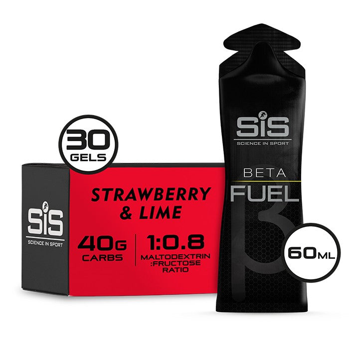 SIS Beta Fuel Gel 60ml 30 Pack Strawberry & Lime