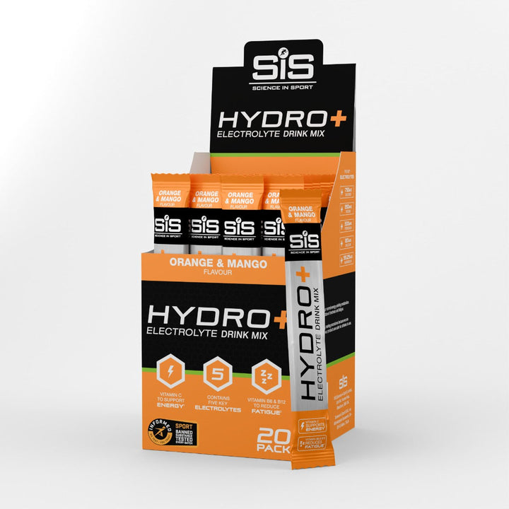 SIS Hydro+ Powder 4.3g 20 Pack Orange & Mango