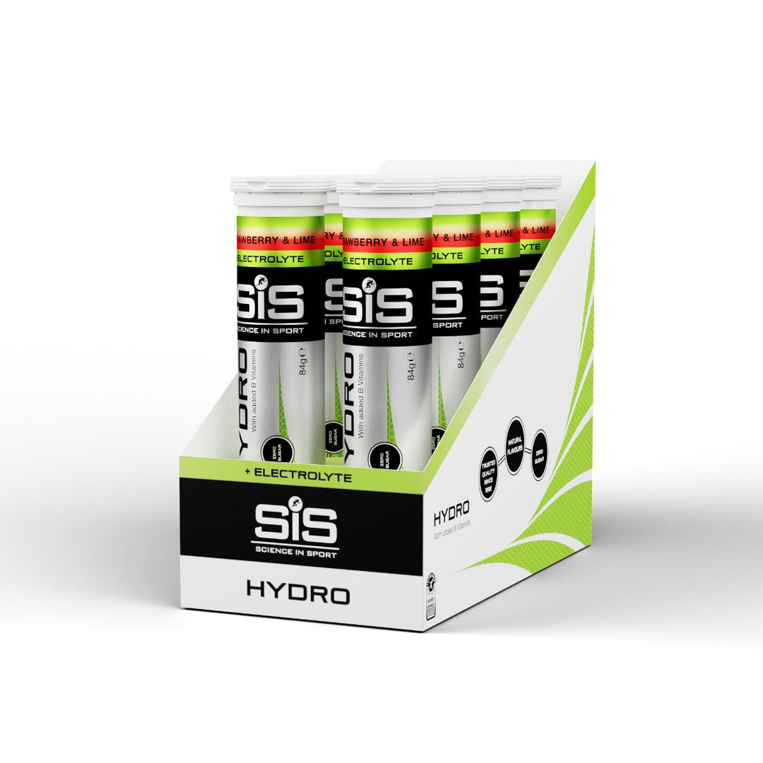 SIS Hydro Effervescent Tablet 10ct 8 Pack Strawberry & Lime