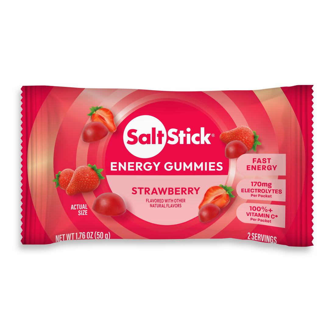 Saltstick Energy Gummies 10 Packs Strawberry