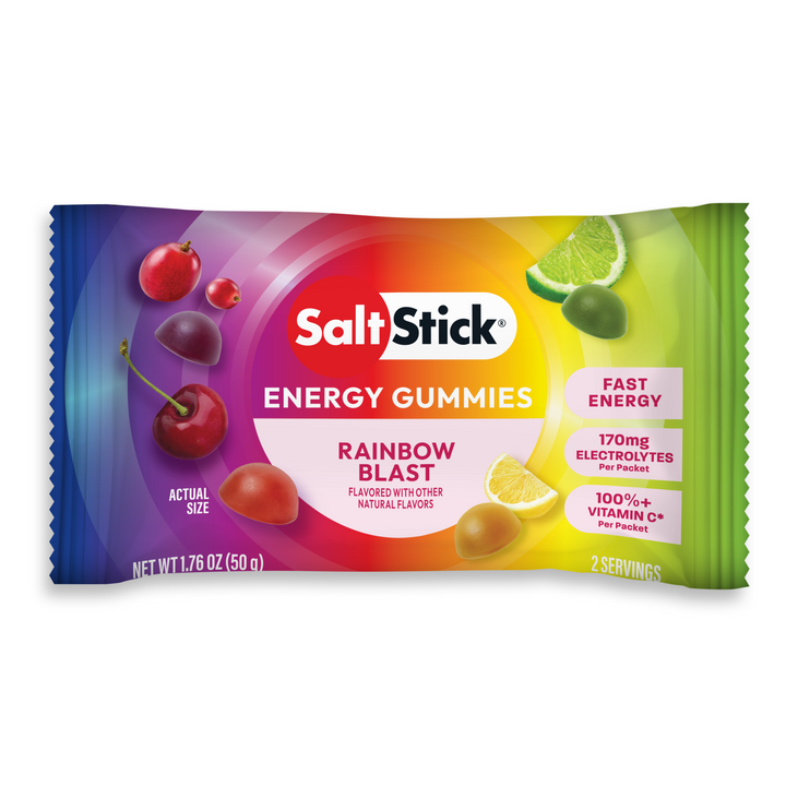 Saltstick Energy Gummies 10 Packs Rainbow Blast