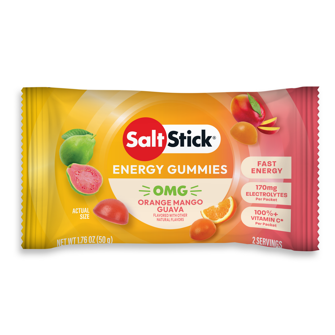 Saltstick Energy Gummies 10 Packs OMG (Orange, Mango & Guava)