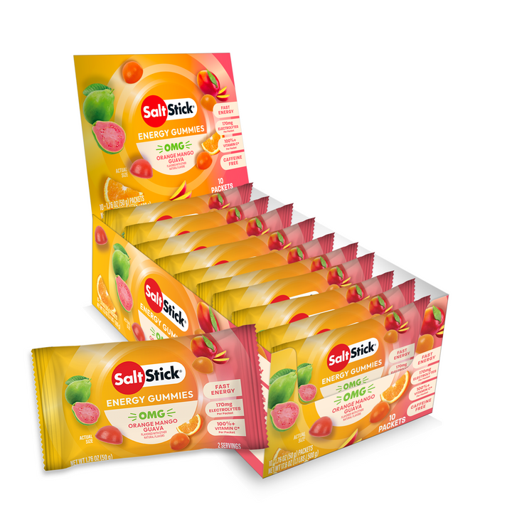 Saltstick Energy Gummies 10 Packs OMG (Orange, Mango & Guava)