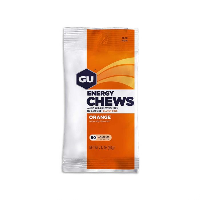 GU Energy Chews 12pk Box Orange