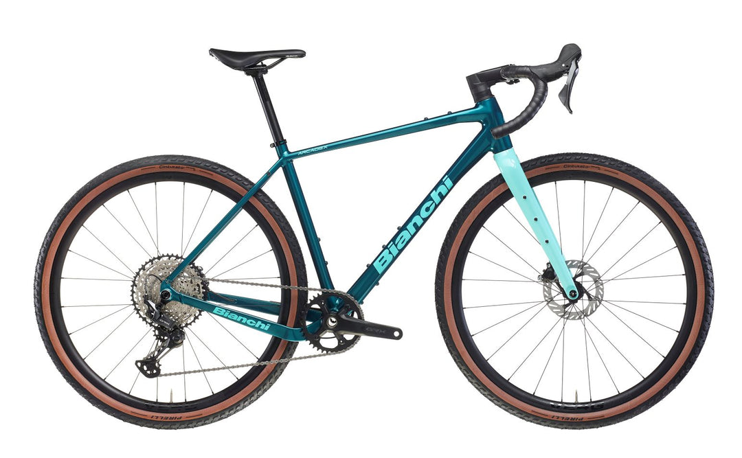 Bianchi Arcadex Aluminum - GRX 610/822 1x12sp — Turquoise/Celeste Glossy product image