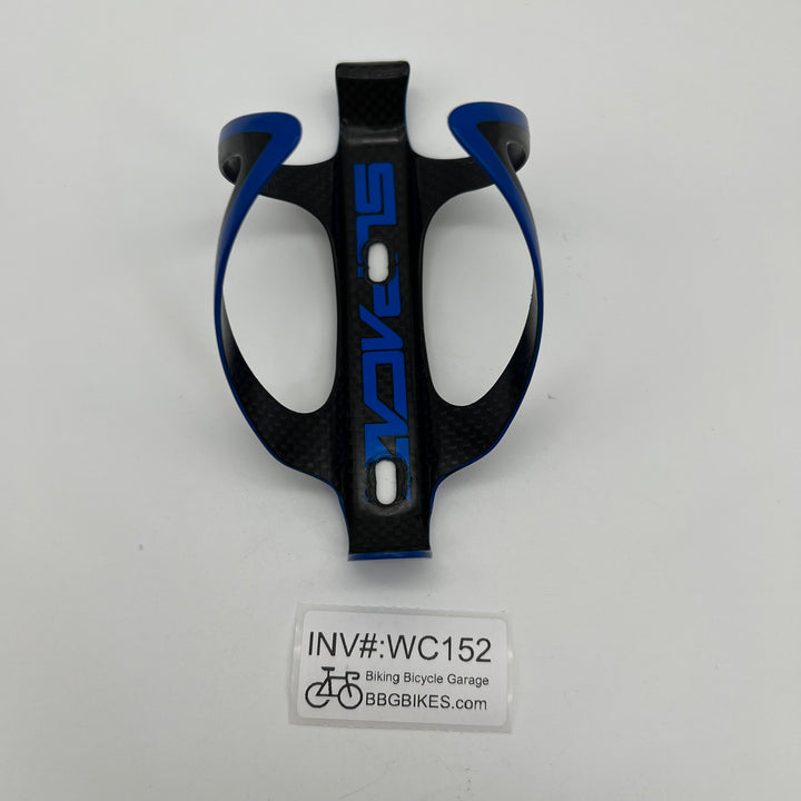 Blue Supacaz Fly Carbon Fiber Water Bottle Cage