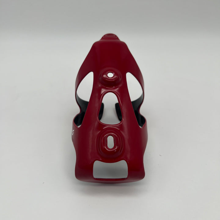 Red Blackburn Camber Carbon Fiber Water Bottle Cages for Road /Triathlon Bikes