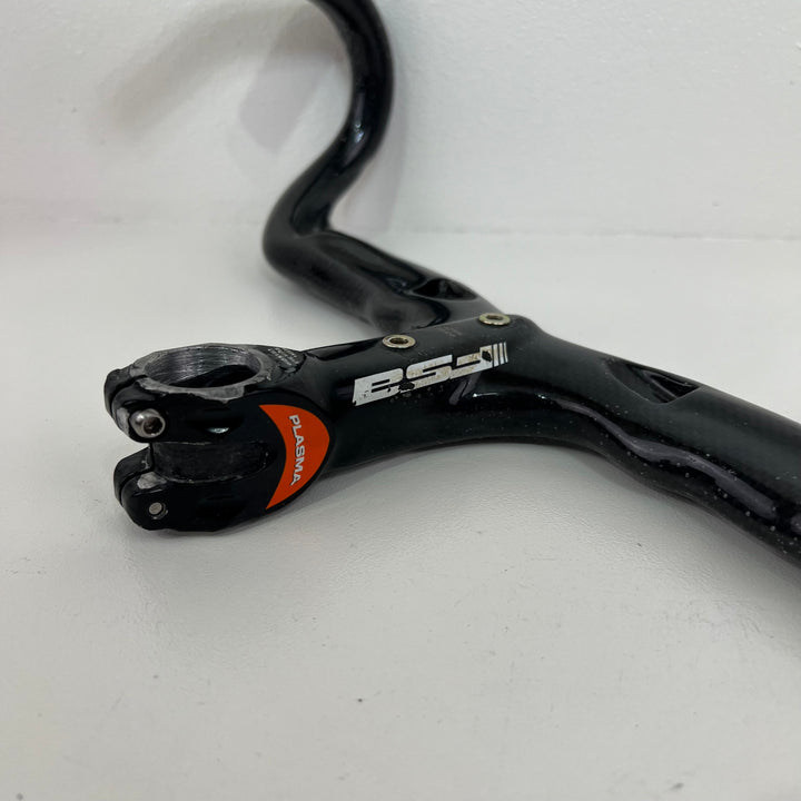 Used FSA Plasma Carbon Fiber Integrated Aero Handlebar Stem, 42cm, 368g