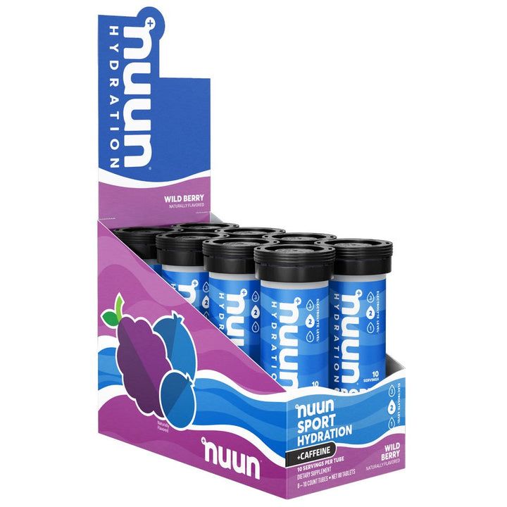 Nuun Sport 8-Pack Wild Berry + Caffeine