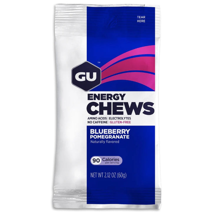 GU Energy Chews 12pk Box Blueberry Pomegranate