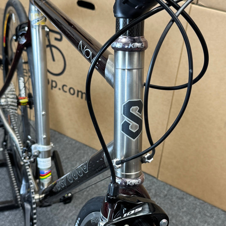 Used Serotta Nove, Titanium / Carbon Road Bike, 11-speed Shimano 105, 58cm