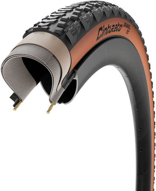 Pirelli Cinturato Gravel RC Tire, TLR, Classic Tan - 700 x 40