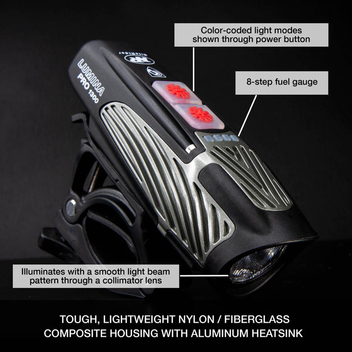 NiteRider Lumina Pro 1300 Headlight with NiteLink