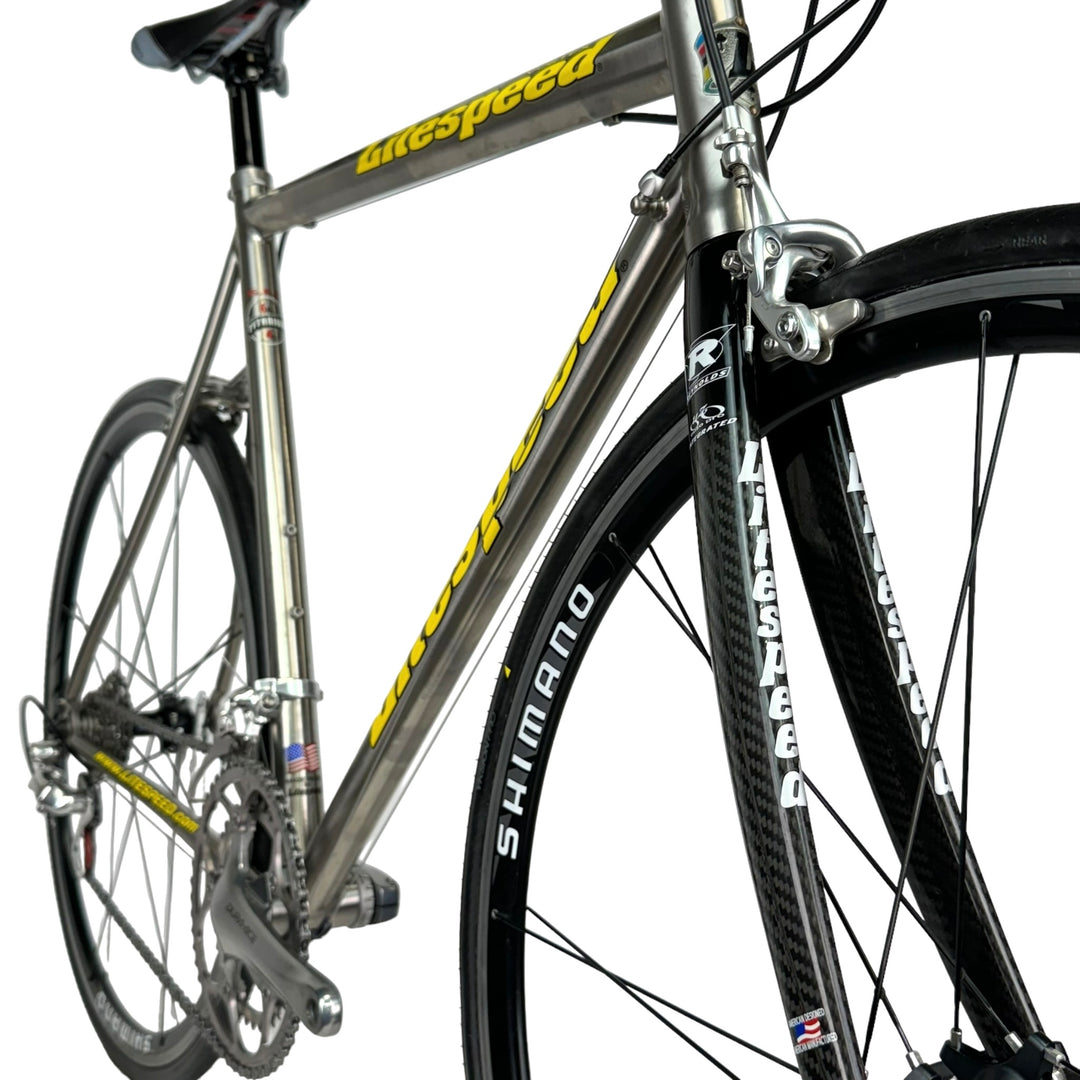 Used Litespeed Vortex, 6AL/4V Titanium, Shimano Dura-Ace, Road Bike, 17 Pounds! Size: 57cm