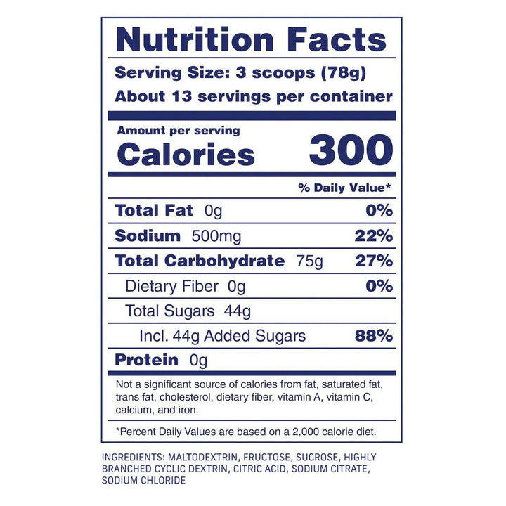 Carbs Fuel Original Drink Mix 1000g Stand Up Pouch
