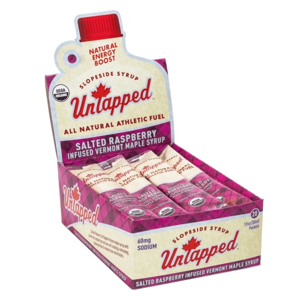 UnTapped Energy Gel 20ct Box Salted Raspberry