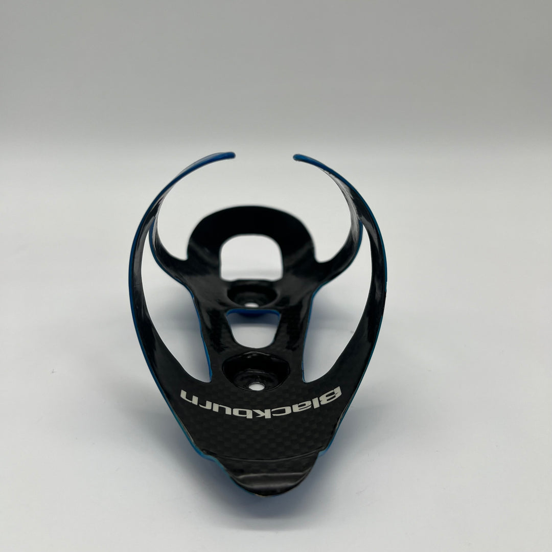 Blue Blackburn Camber Carbon Fiber Water Bottle Cages for Road /Triathlon Bikes