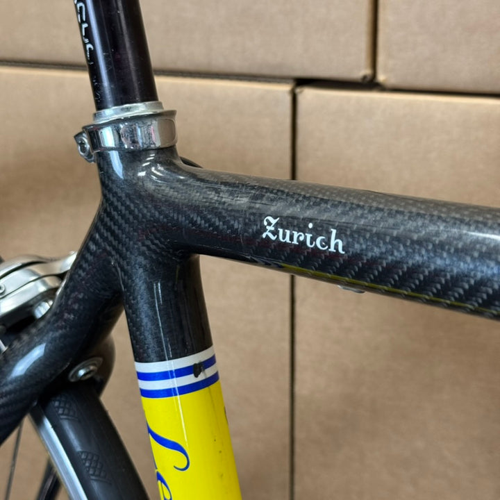 Used Lemond Zurich, USA Made, Full Dura-Ace, Carbon / Steel Road Bike-2005, 52cm