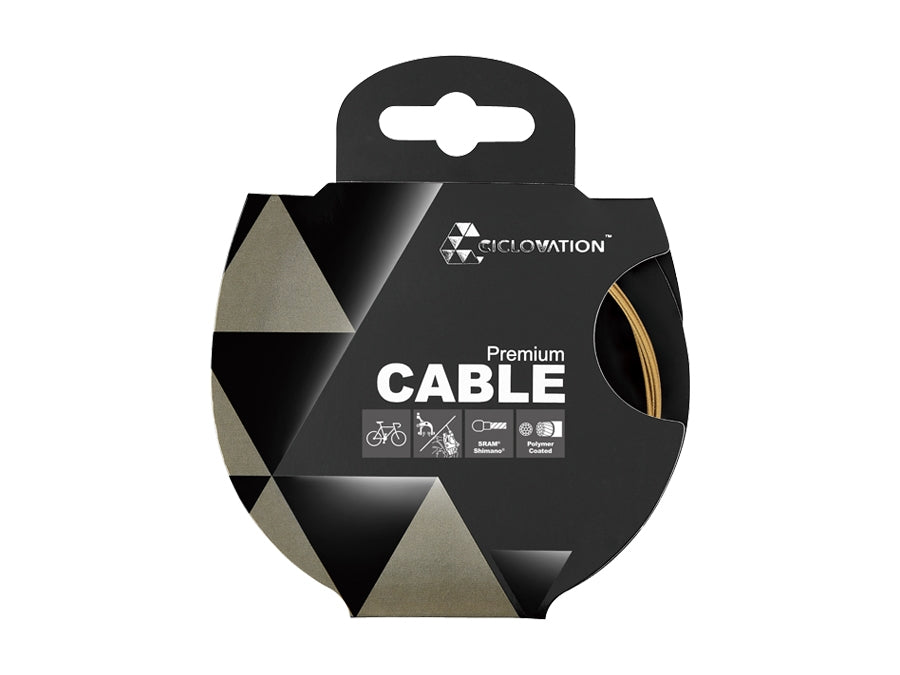 Ciclovation Road Brake Cable Shimano/SRAM System 1700mm Polymer Gold