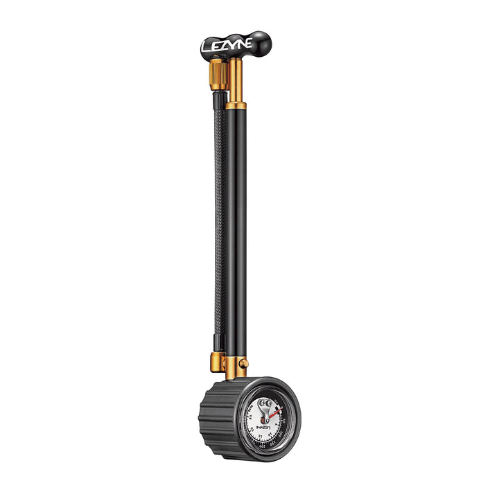 Lezyne Shock Drive Hand Pump, Black / Gold