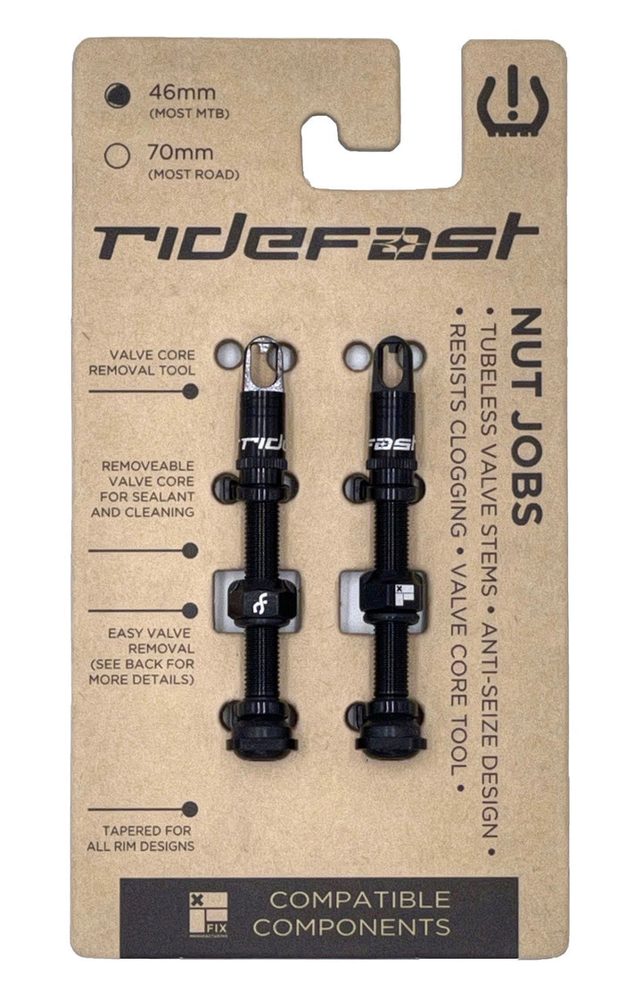 Fix Mfg RideFast Nut Jobs Tubeless Valve Stems 46mm