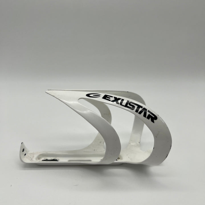 White Exustar E-BC70 Carbon Fiber Water Bottle Cage