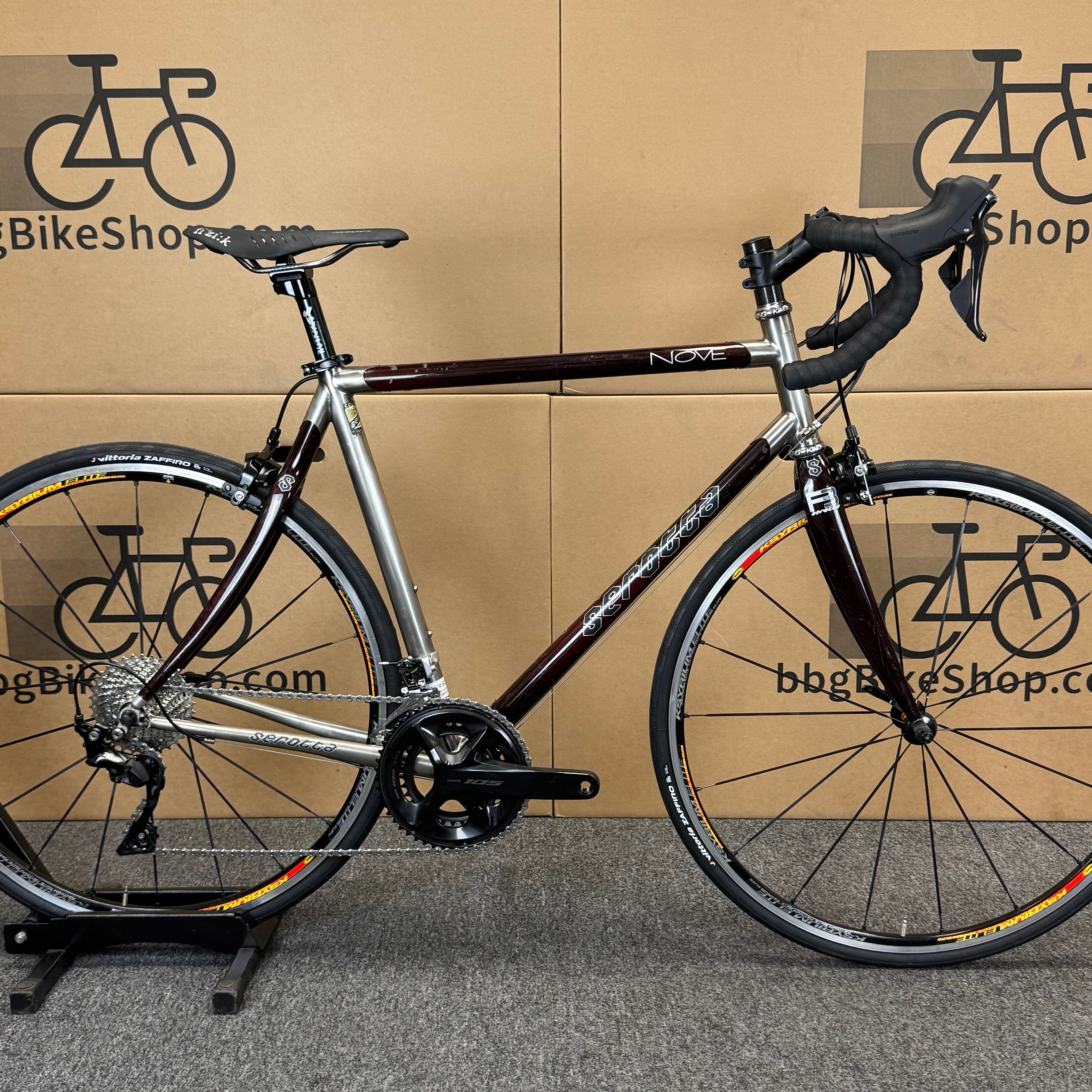 Used Serotta Nove, Titanium / Carbon Road Bike, 11-speed Shimano