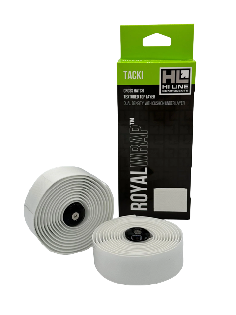 Hi Line Royal Wrap Bar Tape Tacki White