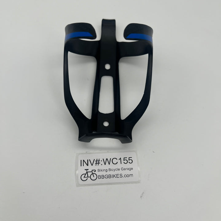 Blue Carbon Fiber Water Bottle Cage