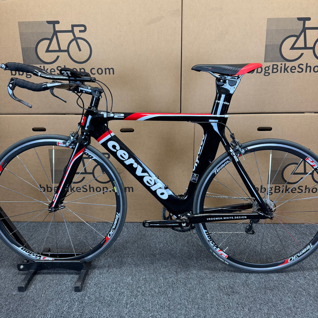 Used Cervelo P2, Dura-Ace, Carbon Fiber Triathlon Bike-2012, 54cm