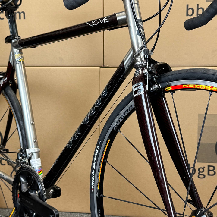 Used Serotta Nove, Titanium / Carbon Road Bike, 11-speed Shimano 105, 58cm