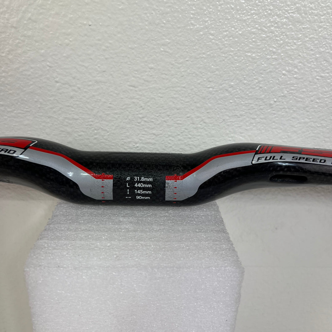 Used FSA K-Wing Carbon Fiber Road Handle Bar, 31.8mm, 44cm, 297g