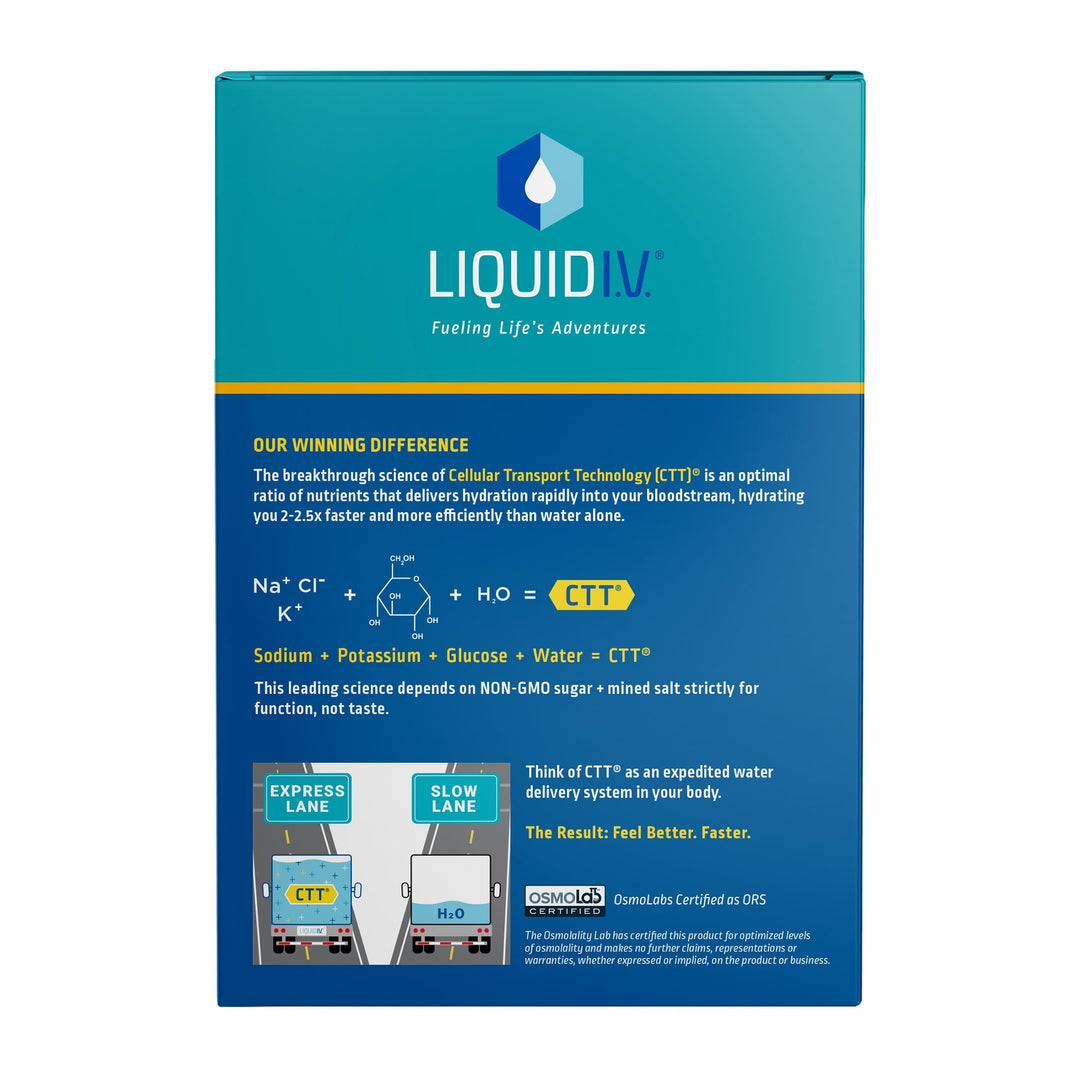 Liquid I.V. Hydration Multiplier 15ct Box Golden Cherry