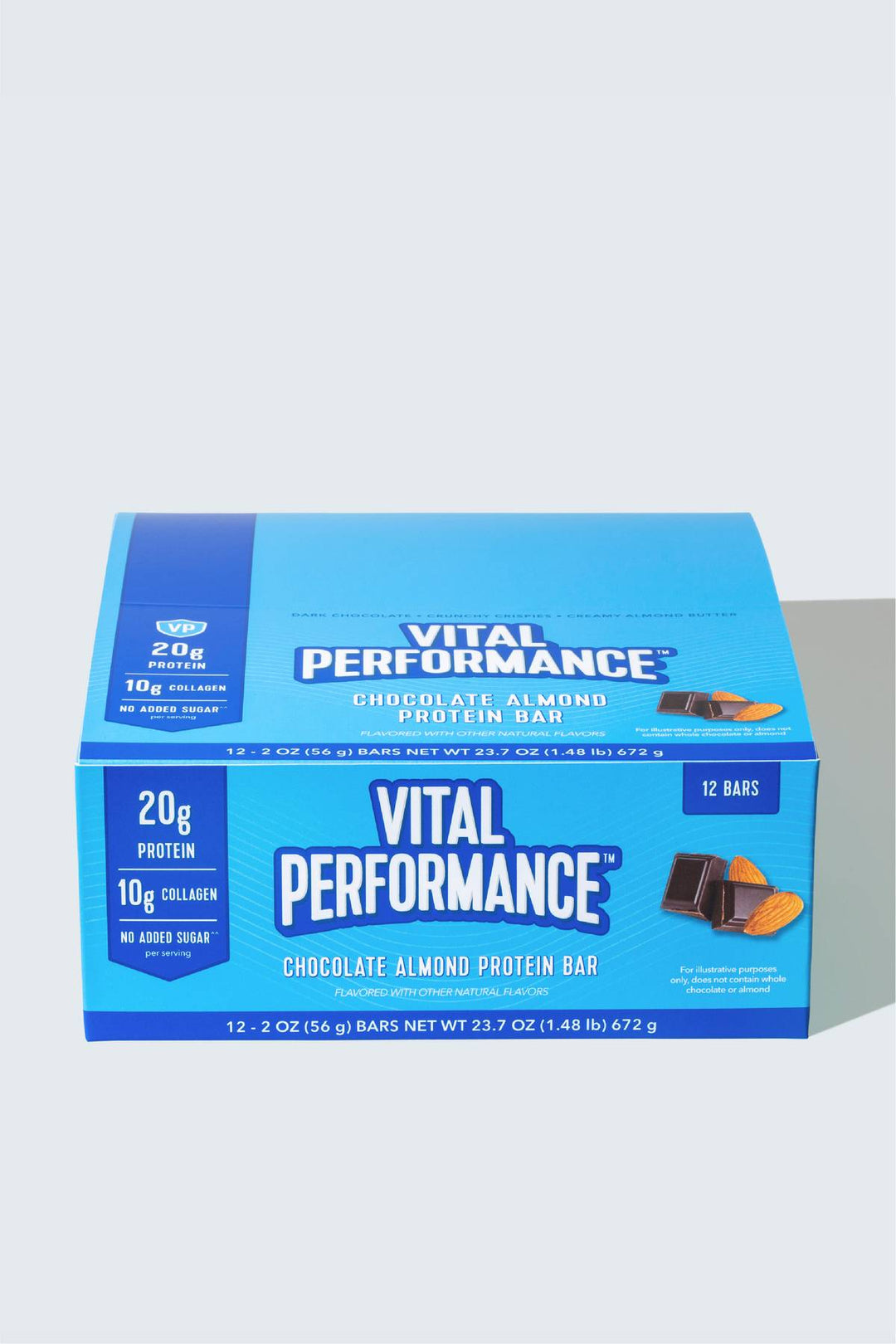 Vital Performance Protein Bar Chocolate Almond 2oz 12ct